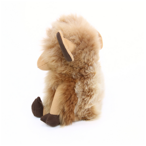 Dark Brown Alpaca Sheep Stuffie