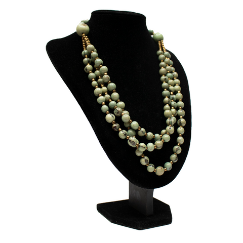 Mint Green Acai Beads Necklace