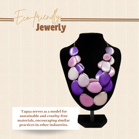 Purple Necklace Oval Shaped Petals Natural Jewelry