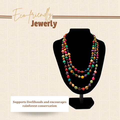 Multi-Colored Acai Beads Necklace