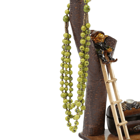 Fresh & Funky: Lime Green Acai Bead Necklace